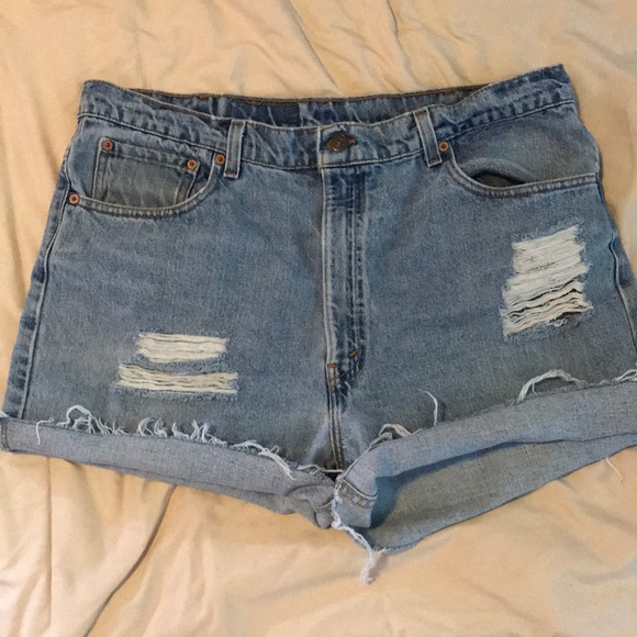 Levi's Pants - Vintage Levi Distressed High Waisted Jean Shorts